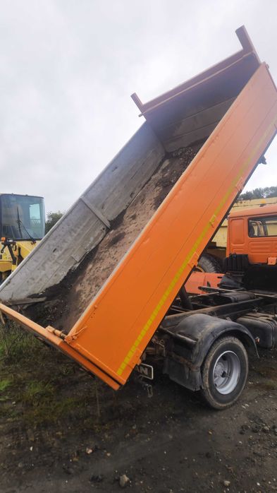 Skrzynia ładunkowa kiper wywrotka na 3 strony MAN 10 zabudowa z ramą