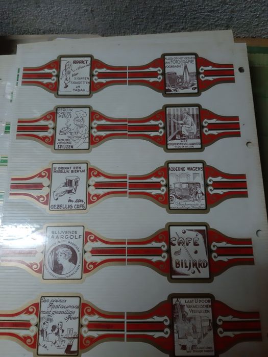 900 Cintas charutos de colecao com series completas