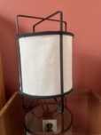 Lampki nocne Zara Home, lniany klosz