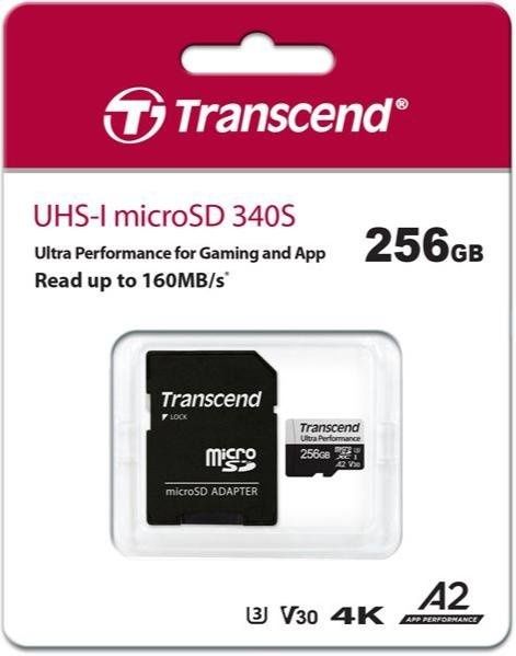 Карта пам'яті Transcend Ultra Performance 340S Micro SDXC 256GB