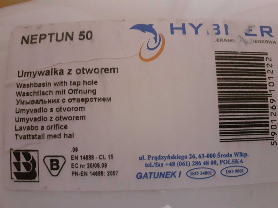 Umywalka łazienkowa nowa
