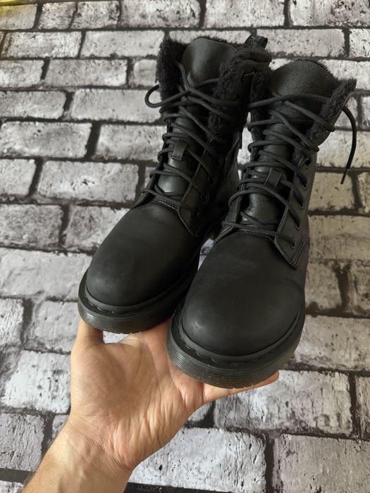 Ботинки Dr. Martens 1460 Kolbert Wintergrip Black Snowplow