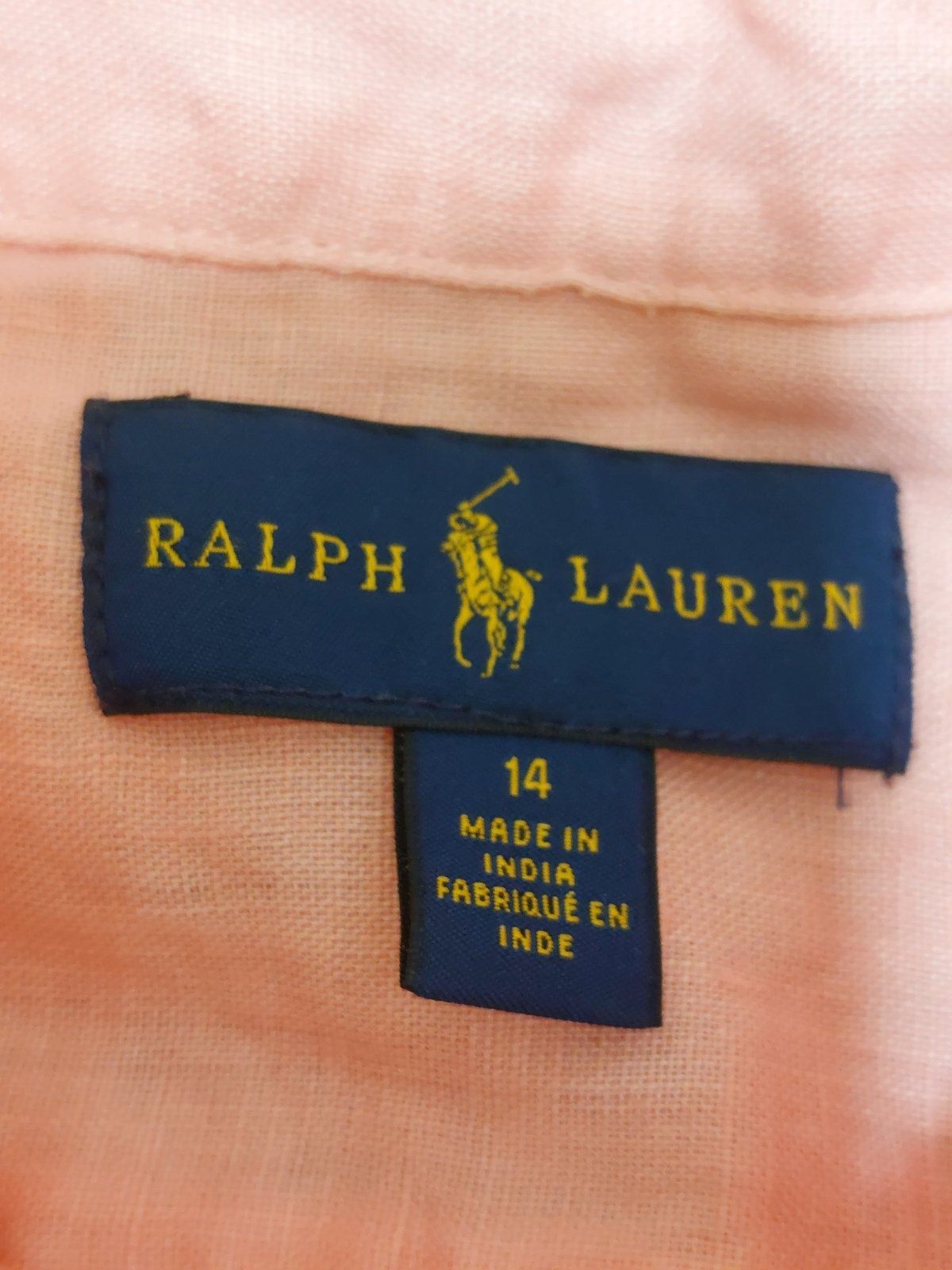 Сорочка Ralph Lauren дитяча 13-14 років лляна безрукавка для дівчинки