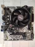 Материнская плата AM4 ASRock B450M-HDV с процессом и памятью новая!