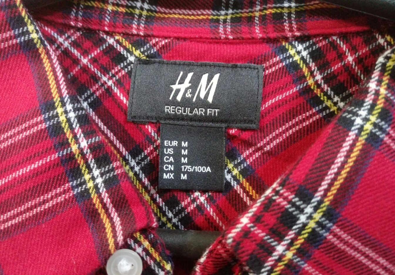 Оригінал як нова чоловіча рубашка сорочка H&M Regular Fit