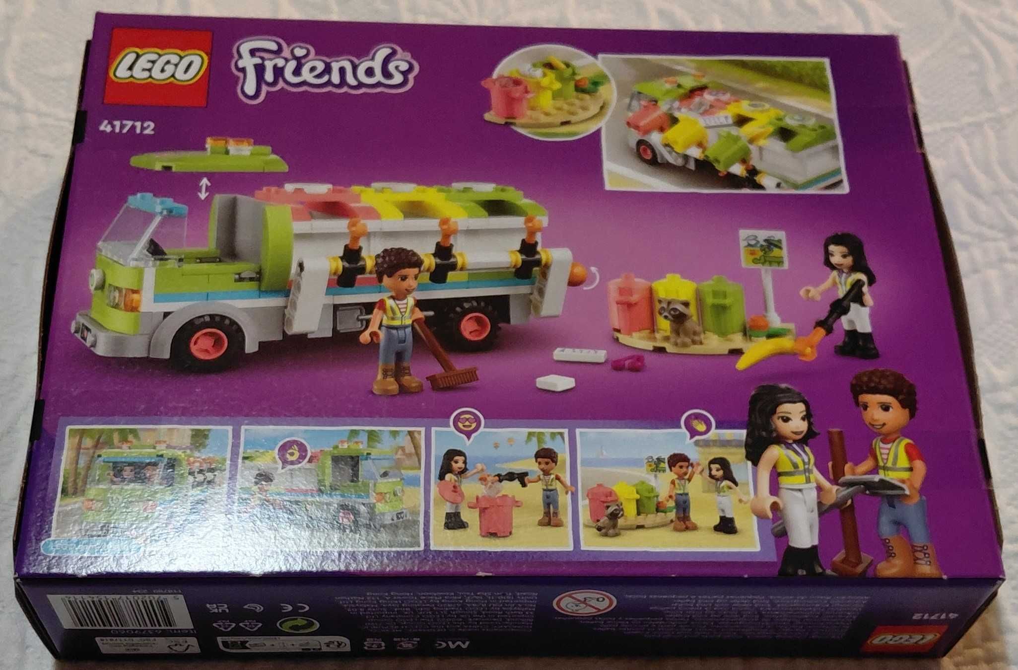 lego friends 41712 the recycling truck selado