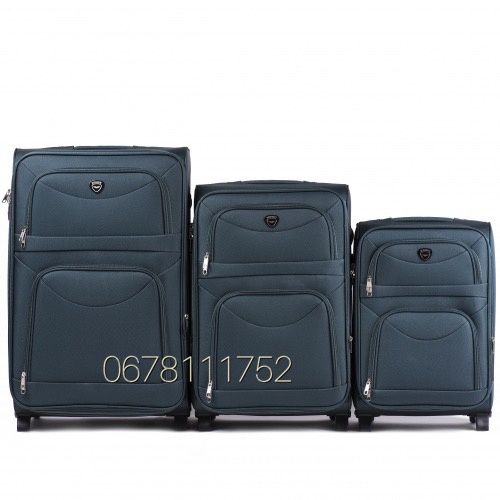 Комплекти WINGS 6802 Польща валізи чемоданы сумки на колесах
