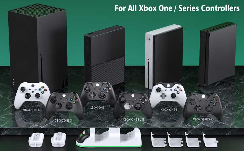 Зарядная станция OIVO для геймпадов Xbox Series X/S One + аккумуляторы