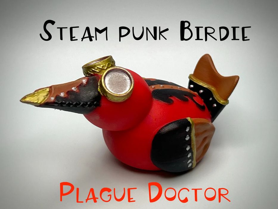 Médico Peste 'Steampunk Plague Doctor Bird'
