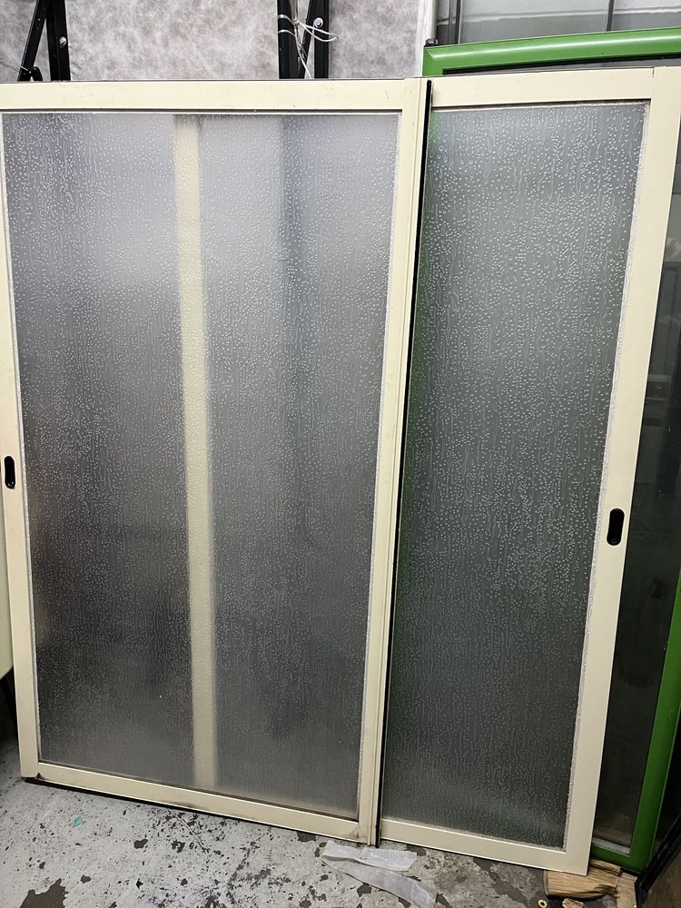 Resguardo de banheira em aluminio 2 portas completo