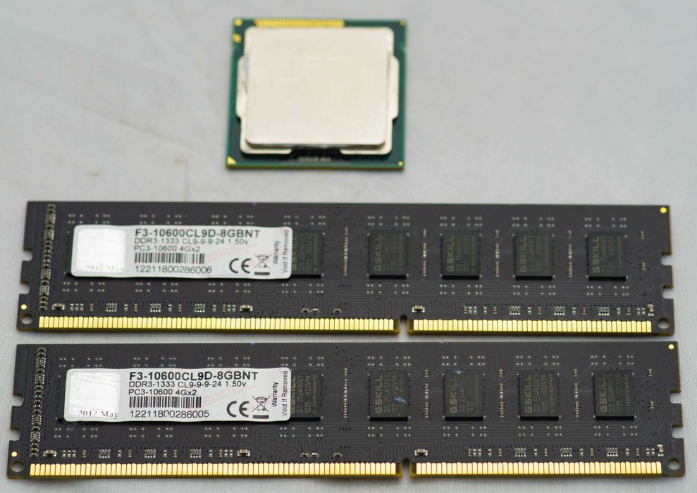 Intel Core i5-2320 CPU + 8GB G.Skill DDR3 RAM Kit - LGA 1155 Bundle