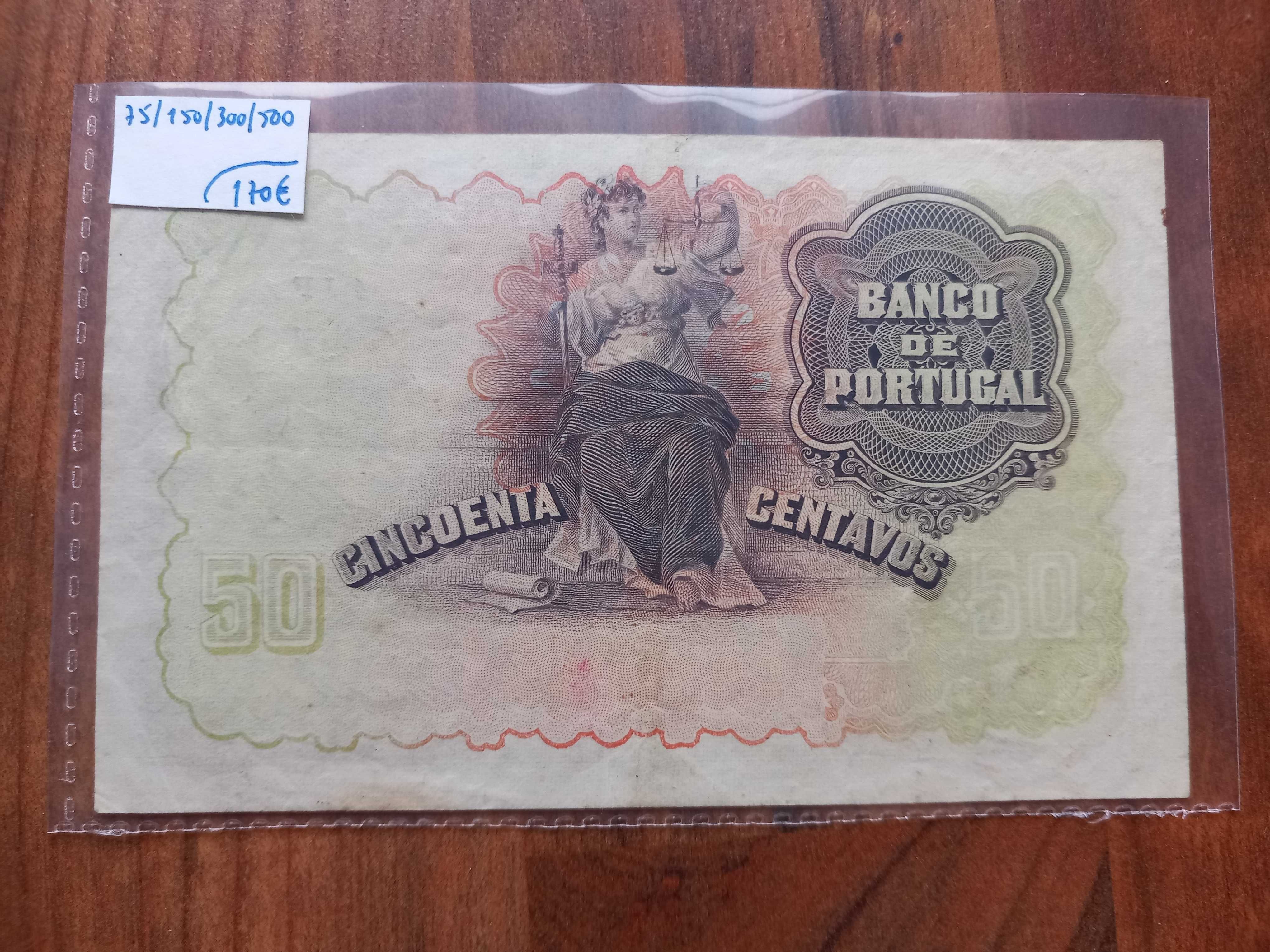 Nota de 50 Centavos 1918 - Bela!!!