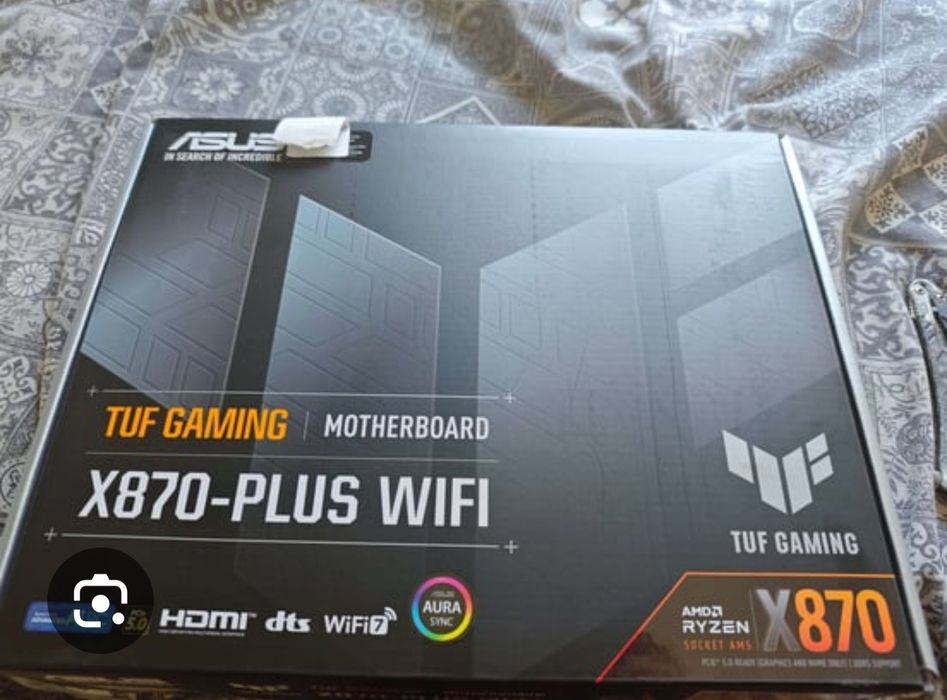 Kit Gaming :ASUS TUF X870-PLUS WIFI +Amd  Rysen 7800x3d