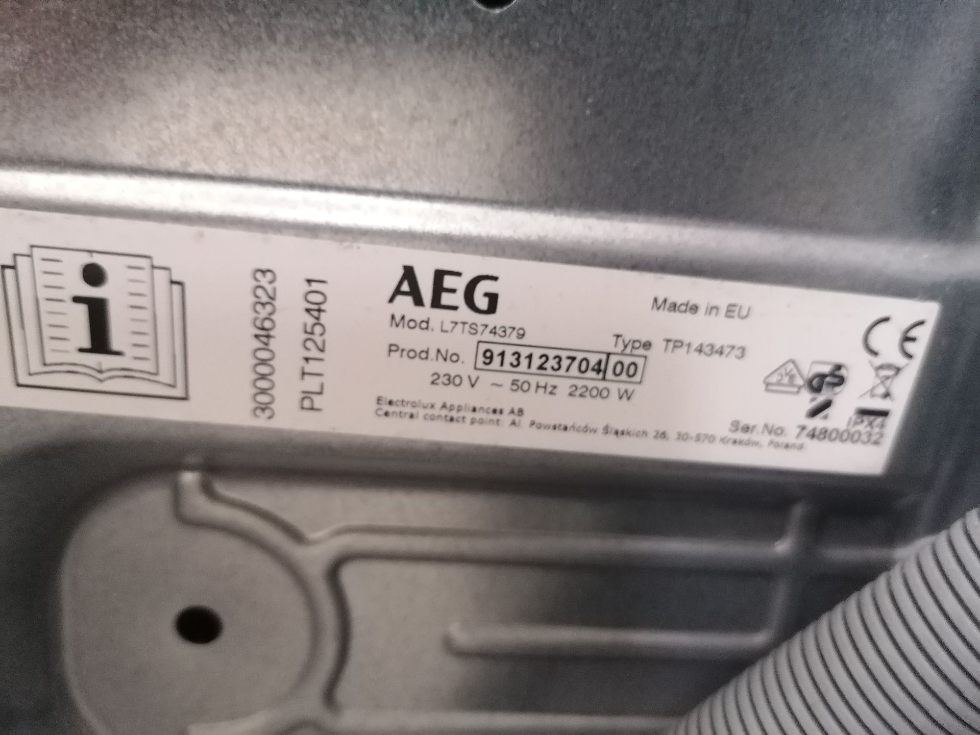 Пральна машинка AEG 7 кг