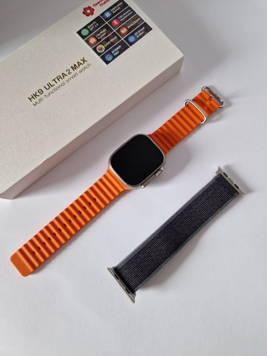 Watch Hk9 ultra 2 max komplet z dwoma paskami.