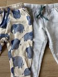 Spodnie spodenki jogger chłopięce H&M Pepco 98 92 szare słonie