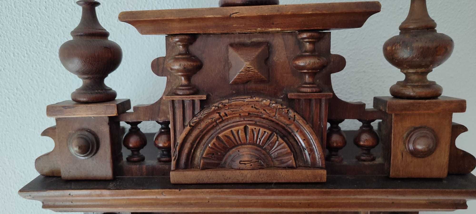 380 Zegar wiszący mechaniczny Junghans 1913 rok antyk