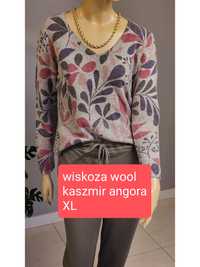 Sweter  XL kaszmir wełna