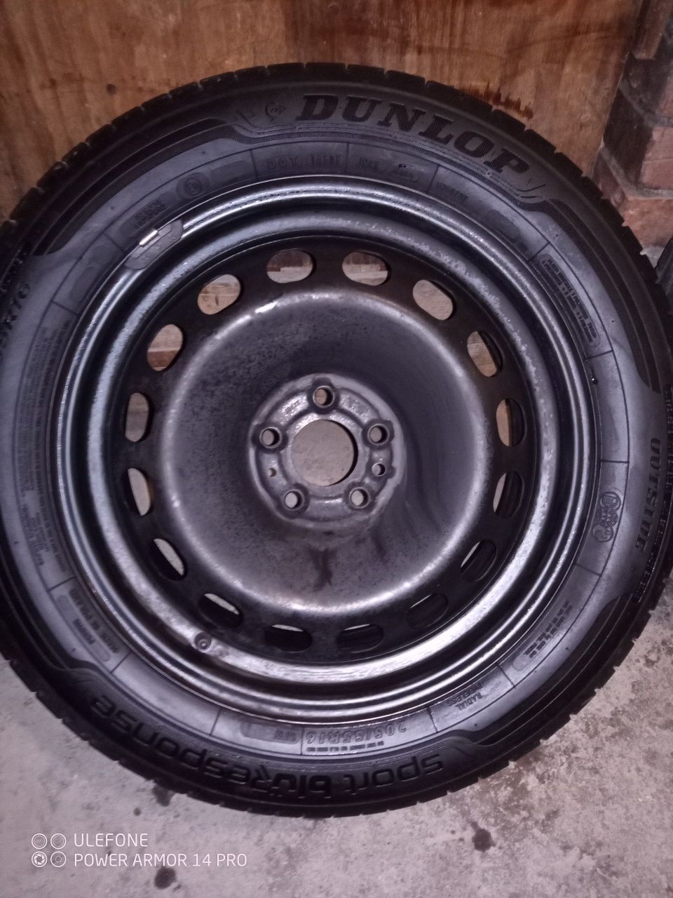 Koła 16" z oponami letnimi Dunlop Fiat Tipo