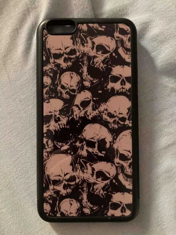 wzmacniane etui case obudowa plecki do iphone 6 PLUS w czachy czaszki