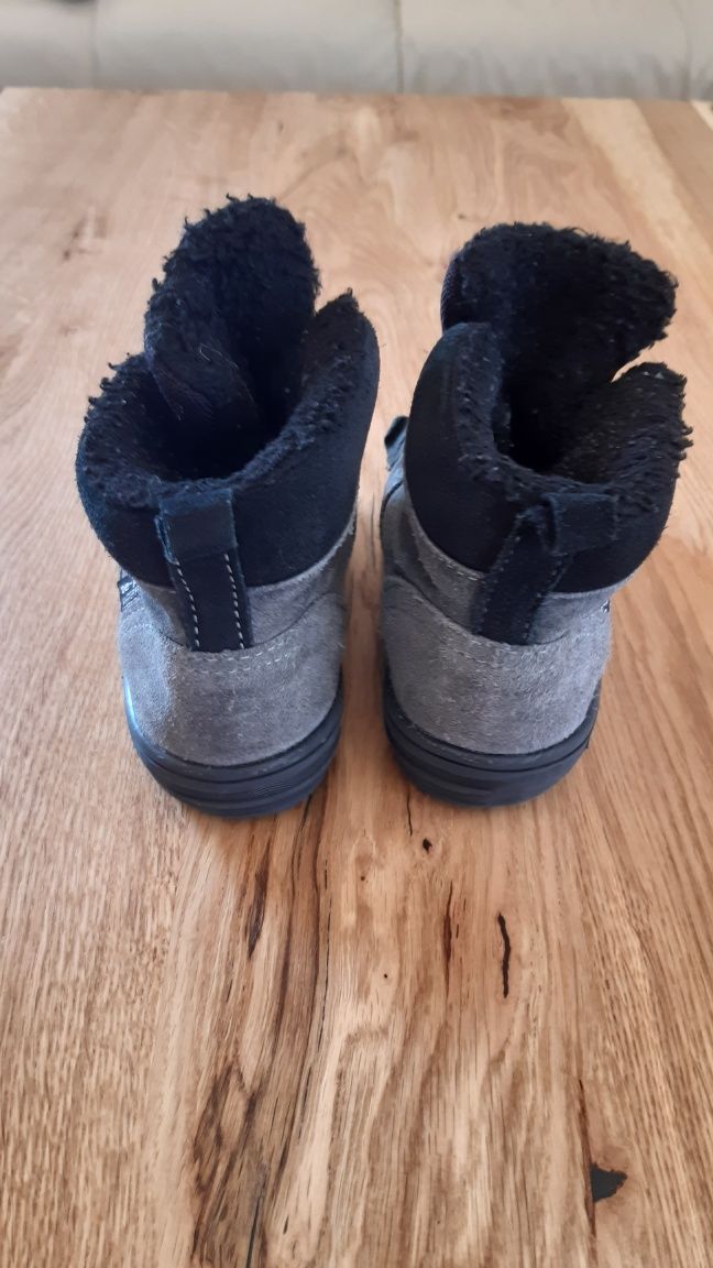 Buty zimowe NIDO skórzane pieski 15cm