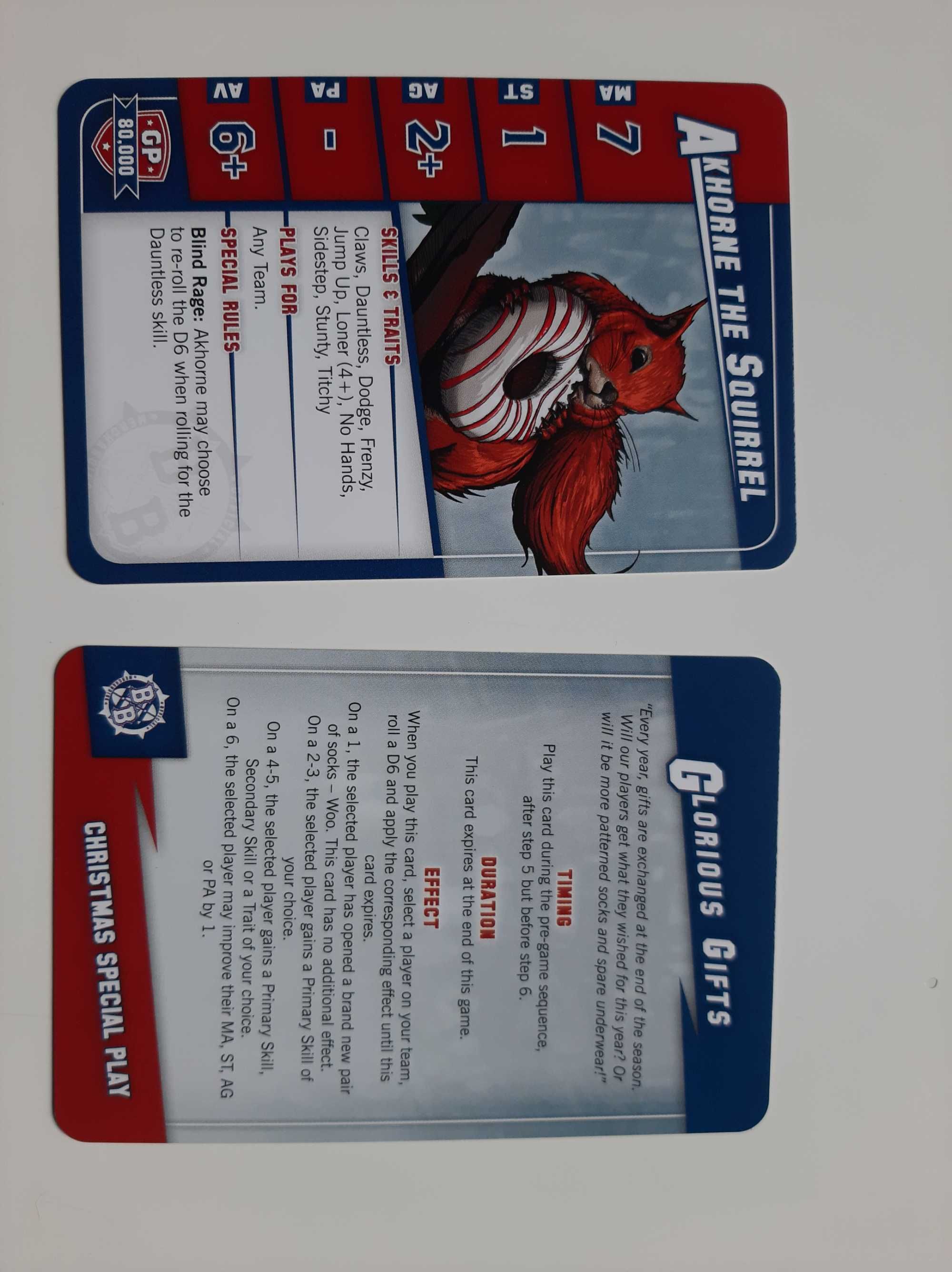 Blood Bowl Promo Cards