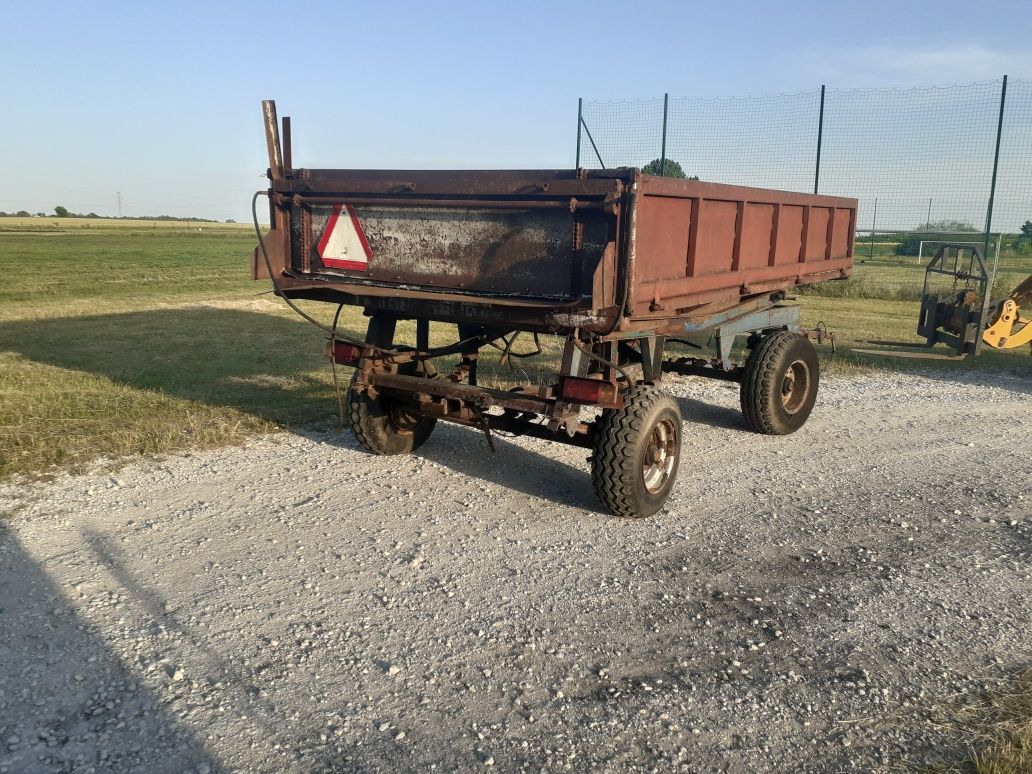 Przyczepa wywrotka d47/d732 jeden tlok krone 9 ton autosan hl 6011