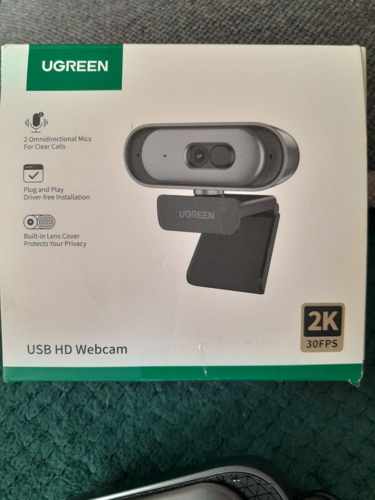 Kamera internetowa z mikrofonem Ugreen CM778 USB, 2K, 30 FPS
