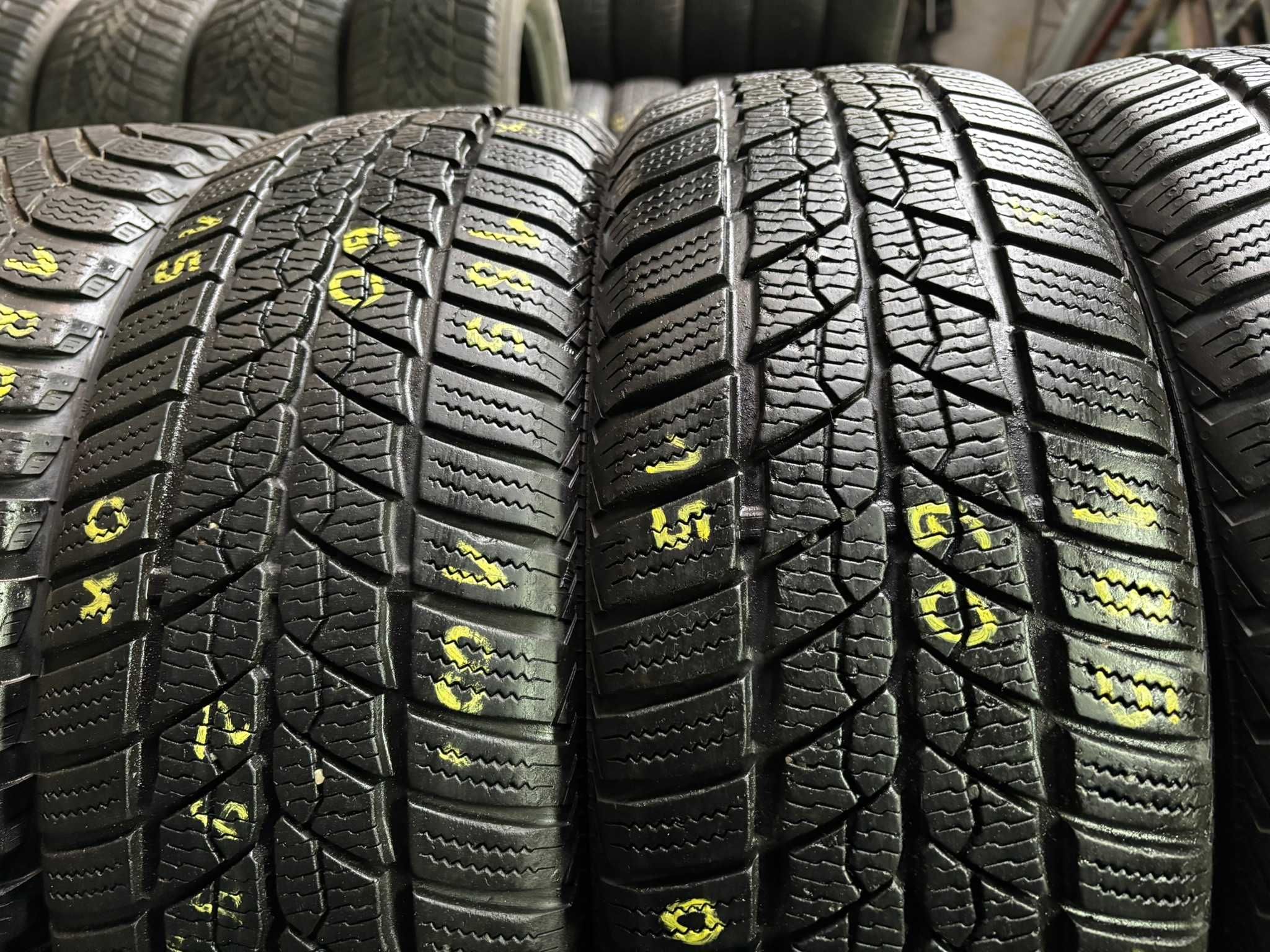 4X Opony Zimowe 185/60R15 84T BARUM POLARIS 2 6.3MM Sprawdzone Całe!