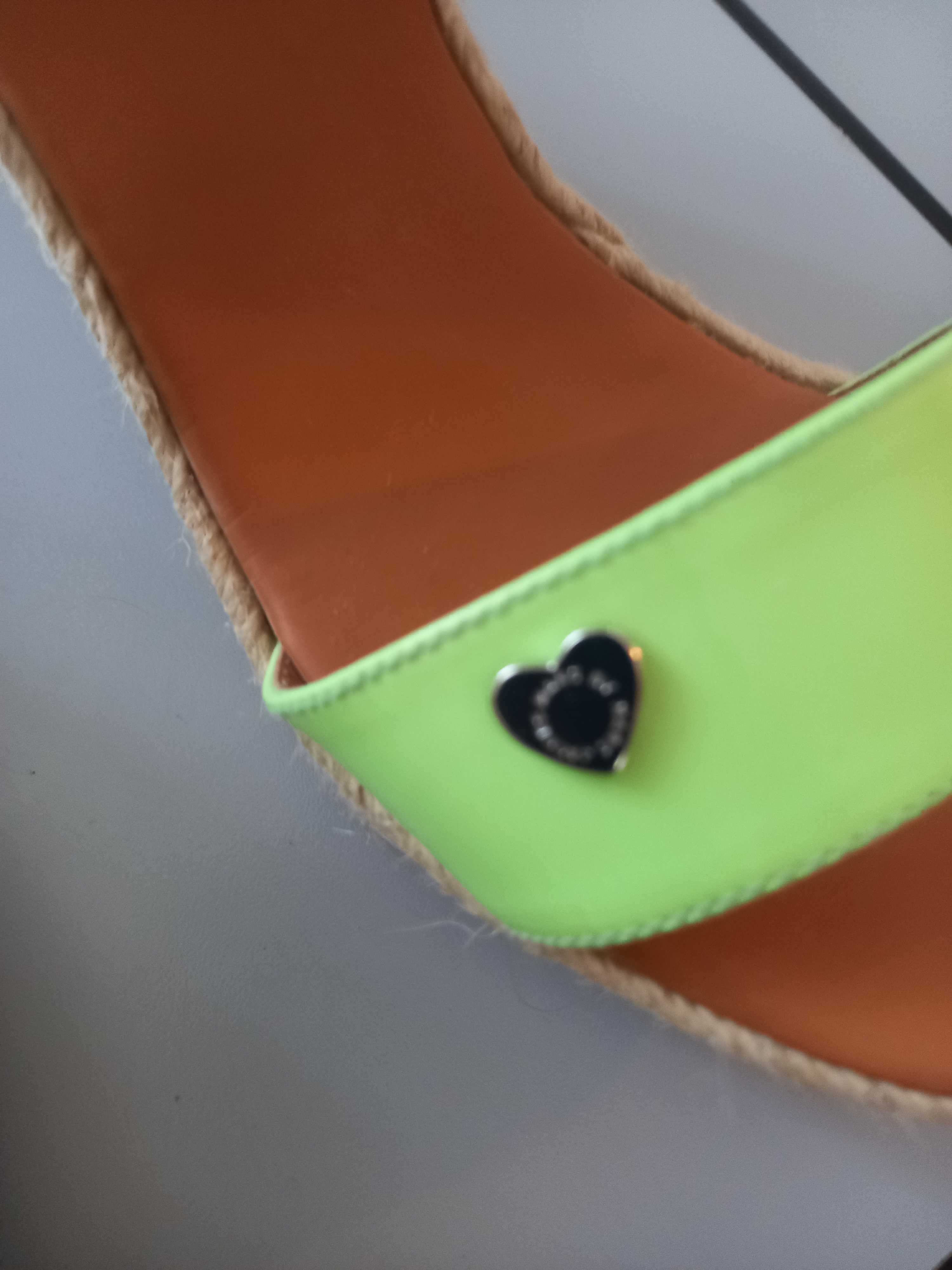 Marc Jacobs - nowe espadryle, skóra licowa, made in Spain, 40, 353