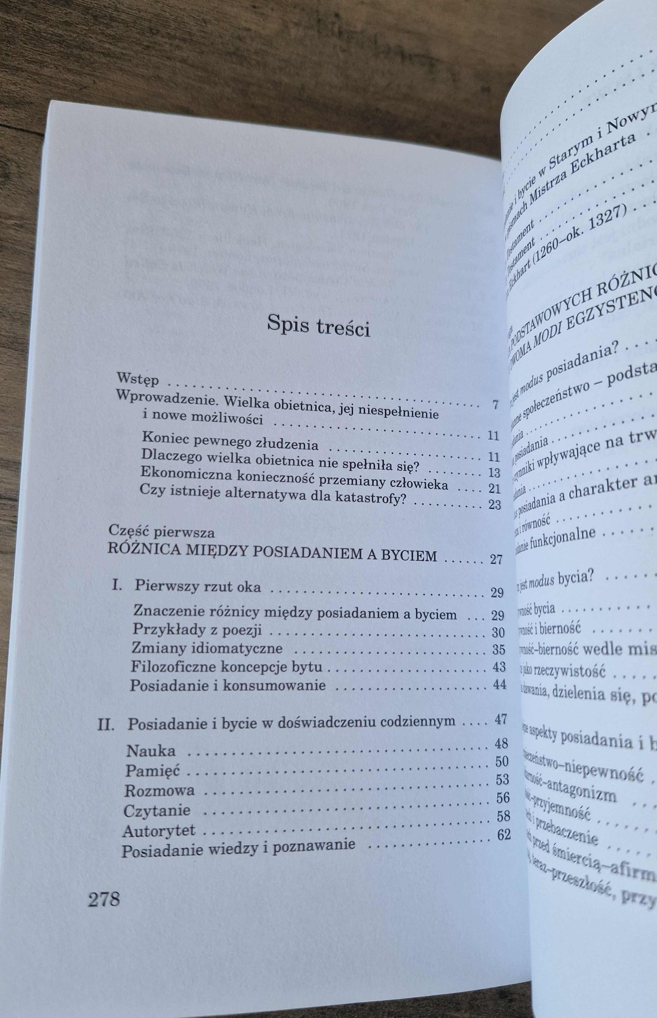 Mieć czy być? Erich Fromm stan bdb