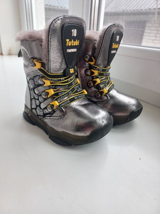 Зимові зимні ортопедичні чобітки ботинки чоботи ботінкі Тутубі Tutubi