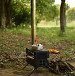 Piecyk pod namiot, na drewno, bushcraft