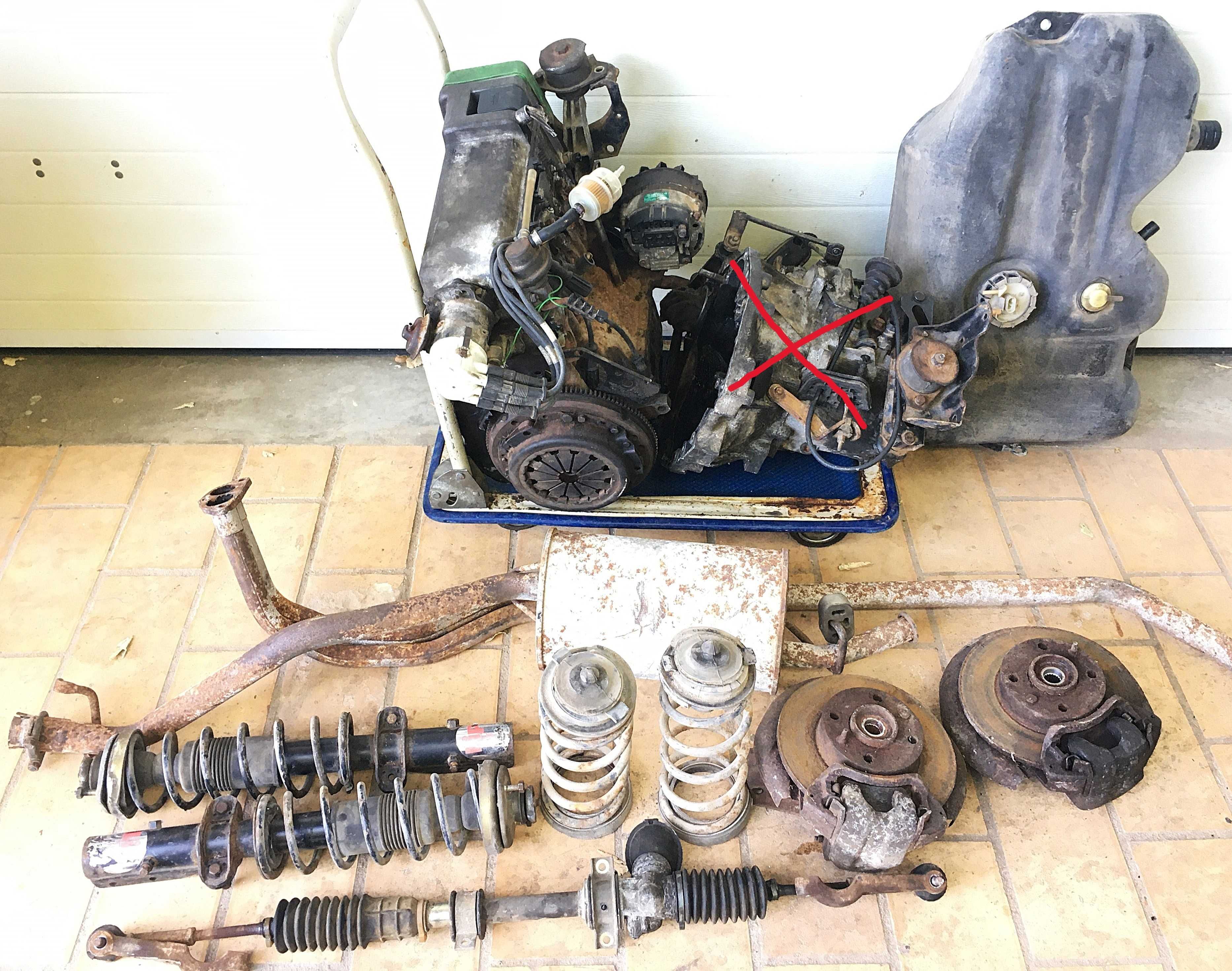 Fiat Panda 750 peças