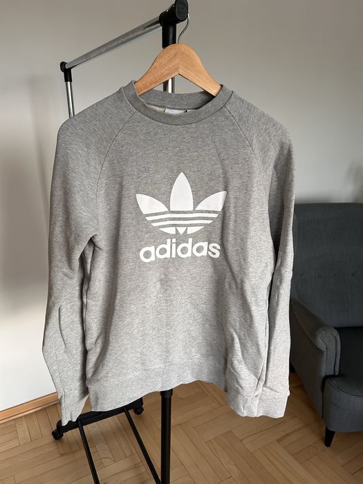Bluza szara bawełniana Adidas