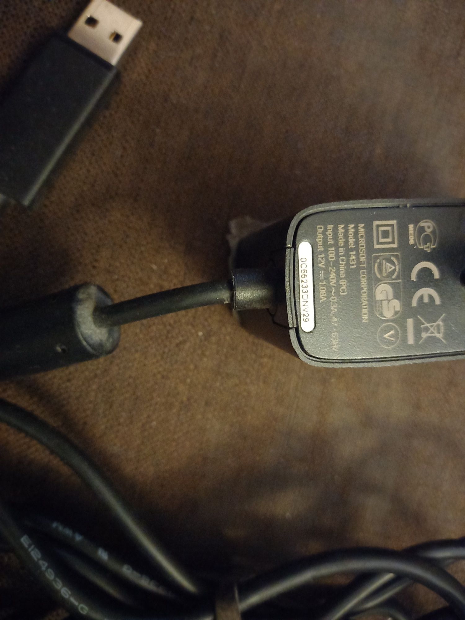 Zasilacz Microsoft do sensora kinect xbox 360 adapter do przystawki