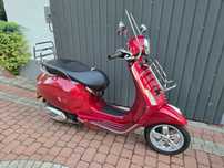 Vespa Primavera 50 - bagażnik, szyba