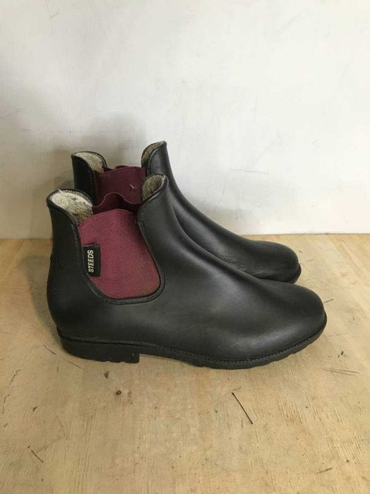 1138.38. Ocieplane, gumowe sztyblety jeździeckie Steeds rozmiar 38