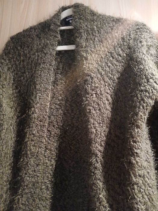 sweter długi khaki L