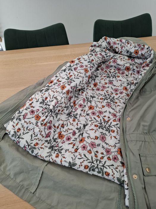 Kurtka 2w1 smyk. Parka z kurtka 158rozm.