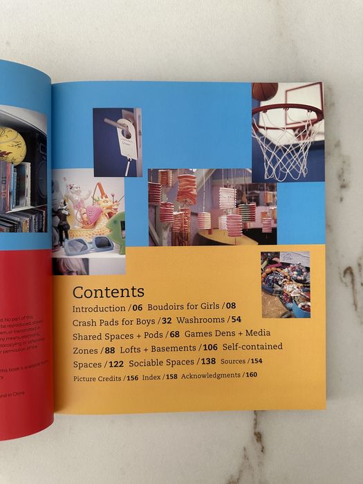 Livro de decoração de interiores Teen Zone