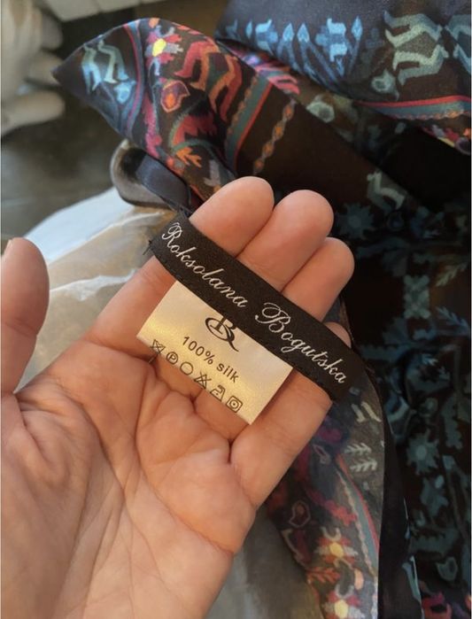 Хустка з натурального шовку від roksolana bogutska