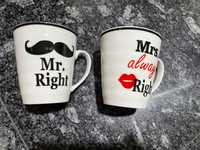 Canecas MR. Right & MRS. Always Right