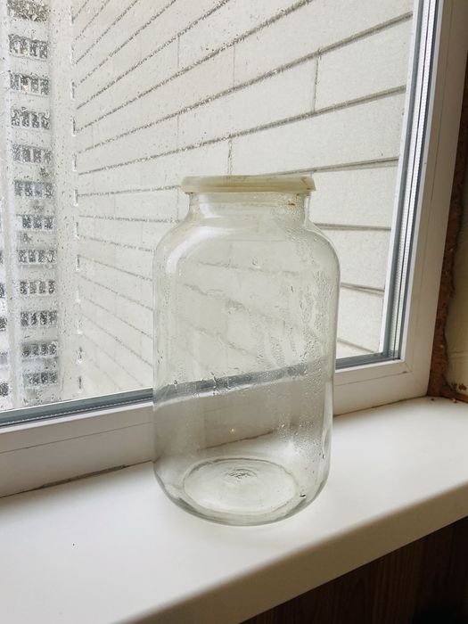 Банка стеклянная 5 литровая с крышкой