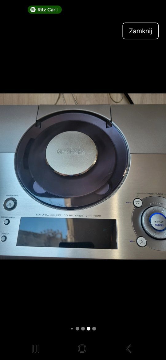 Yamaha CRX-TS20 + głośniki NX-TS10 + pilot
