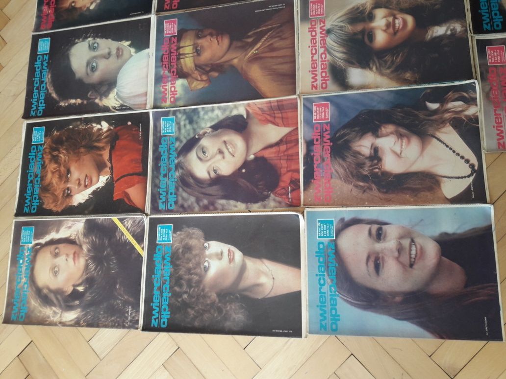Stare gazety zwierciadło 17 sztuk lata 1983/1984