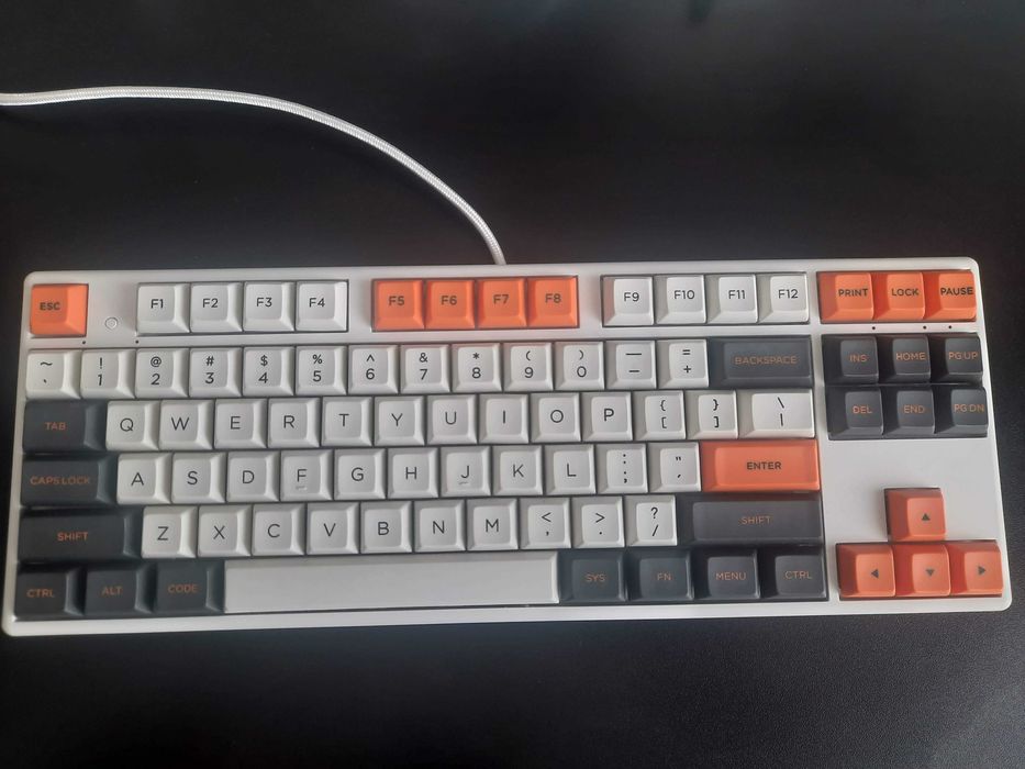 Клавіатура NiZ X87 EC-USB 35g (аналог Topre, змащена + додана шумка)