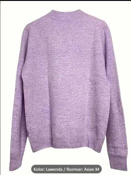 Nowy damski , cienszy, niegryzący, miękki ,  sweterek 100% wełna R S