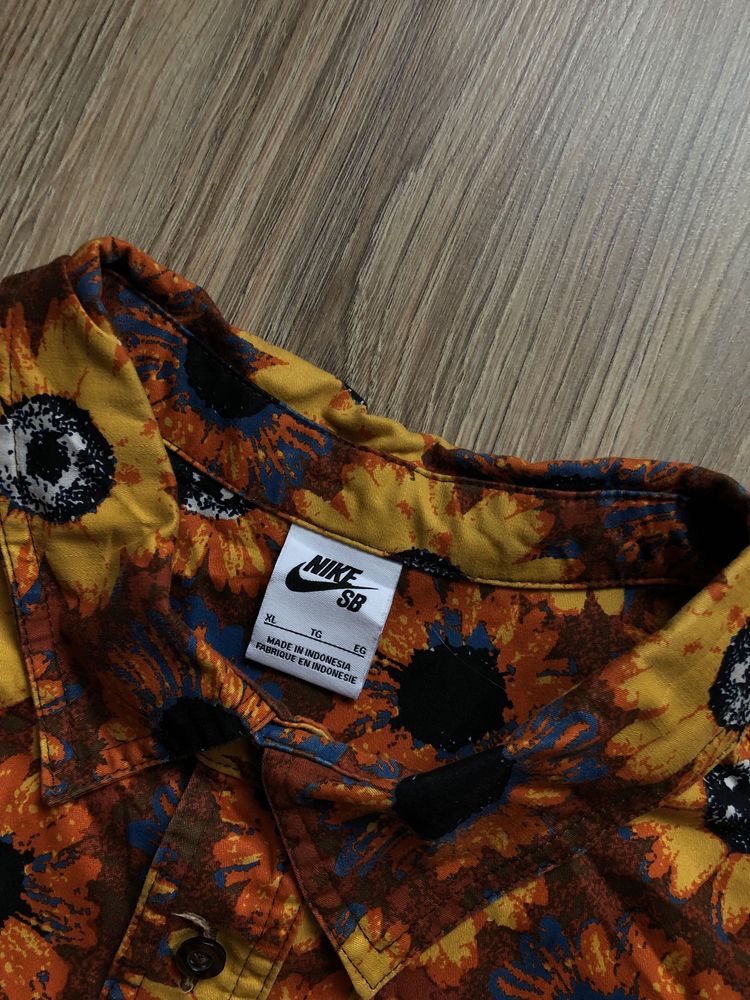 Щільна сорочка гавайка nike sb