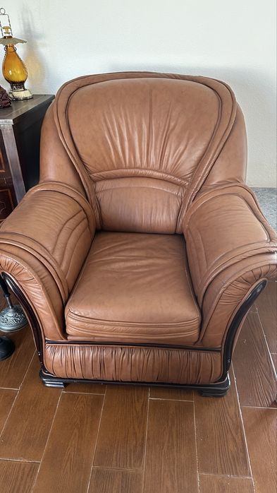 Conjunto sofa 3 lugares + 2 poltronas individuais